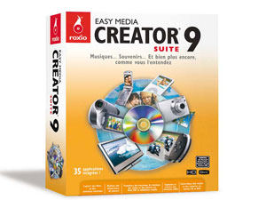 Easy Media Creator 9 Suite ( sérial fournis )